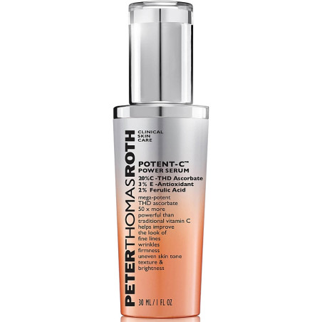 Сироватка антиоксидантна Peter Thomas Roth Potent C Power Serum з вітаміном С, Е та феруловою кислотою 30 мл — освітлення тону,