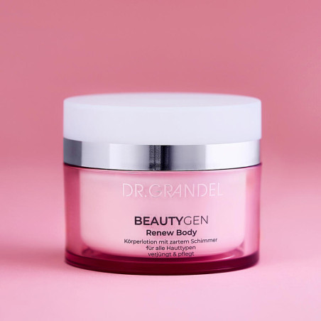 Лосьйон кремовий для тіла Dr. Grandel Beautygen Renew Body зі сніговими водоростями, авокадо та скваланом 200 мл — активація