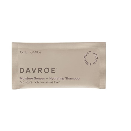 Зволожуючий шампунь Davroe Moisture Senses Hydrating 15ml з екстрактом плодів ліллі піллі для сухого та пошкодженого волосся,