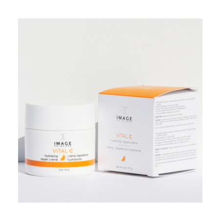 Крем нічний Image Skincare Vital C Hydrating Repair Cream 57 г — з вітамінами А, С 20%, гіалуроном та жожобою, для вікової
