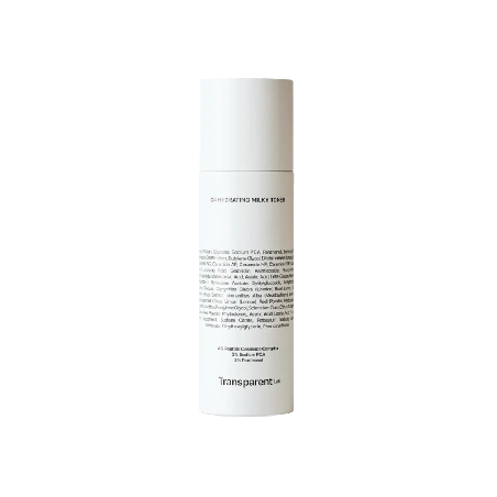 Тонер Transparent Lab C4 Hydrating Milky Toner 130 мл — зволожувальний молочний з пептидами, керамідами та пантенолом — упаковка