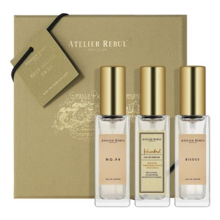 Подарунковий набір парфуми Atelier Rebul Best Seller Trio Eau De Parfum Kit 3*12ml — три найпопулярніших аромати бренду, для