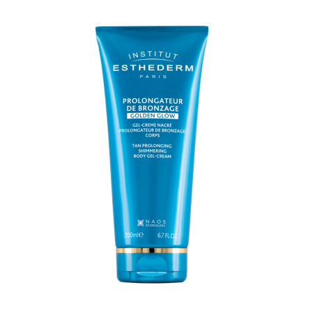 Гель-крем для продовження засмаги Institut Esthederm Golden Glow Body Gel-Cream 200ml — з шимером, для всіх типів шкіри, після