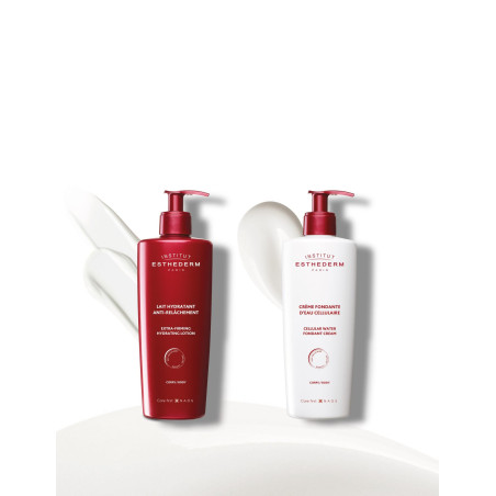 Молочко для тіла Institut Esthederm Extra-Firming Hydrating Lotion 400 мл — з клітинною водою та зеленим горошком, шовковиста