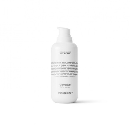 Лосьйон для тіла Transparent-Lab Ceramide Barrier Body Treatment 400 мл — відновлює шкірний бар'єр, живить шкіру, для здорового