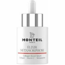 Колагенова сироватка з морським колагеном, вітаміном С, тетрапептидами Monteil Elixir Metamorphose Collagen Boost Serum 30ml —