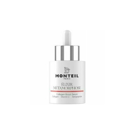 Колагенова сироватка з морським колагеном, вітаміном С, тетрапептидами Monteil Elixir Metamorphose Collagen Boost Serum 30ml —