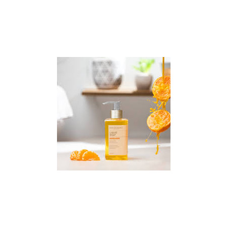Рідке мило для рук Atelier Rebul Mandarine Liquid Soap 250ml — пантенол заспокоює шкіру, залишає м'якість та свіжість, дарує