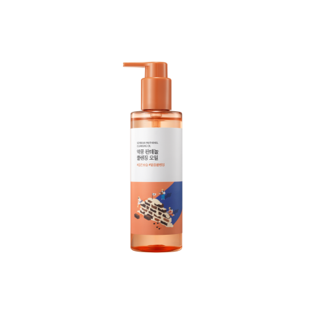 Гідрофільна олія Round Lab Soybean Panthenol Cleansing Oil 200ml — з соєю, пантенолом, керамідами, для делікатного очищення,