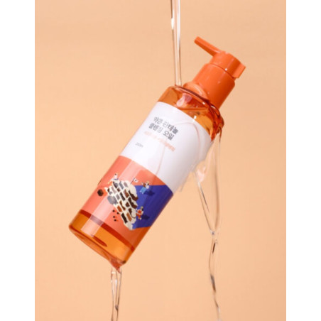 Round Lab Soybean Panthenol Cleansing Oil — розчиняє шкірне сало, макіяж, не залишає жирної плівки, підходить для чутливої