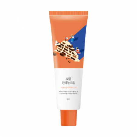 Round Lab Soybean Panthenol Cream 80 мл — зволоження та заспокоєння подразнень, вирівнювання тону та текстури шкіри — текстура