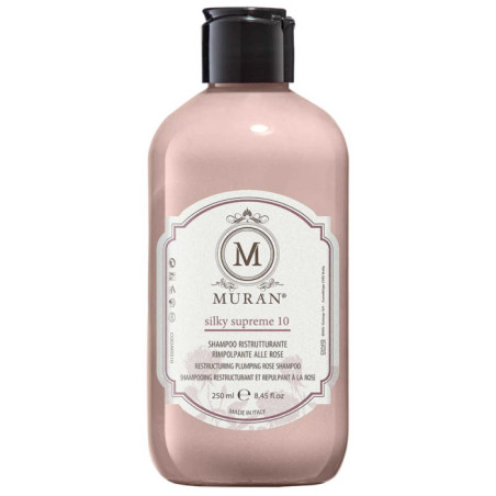 MURAN Silky Supreme 10 Shampoo 250 мл — екстракти троянди та шипшини, реструктуризація та зміцнення, для тонкого та
