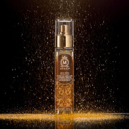 Олія-спрей MURAN Spicy Shiny Oil 50ml — інтенсивно зволожує та надає шовковистості, захищає від УФ променів, легка текстура без
