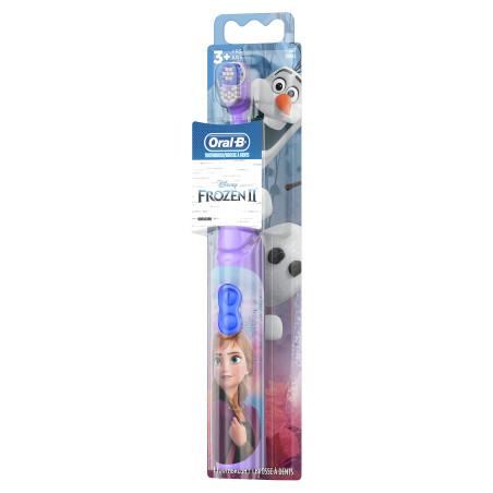 Електрична зубна щітка Oral-B Kids Disney's Frozen — 9600 обертів за хвилину, з індикатором зносу щетинок, батарейка в