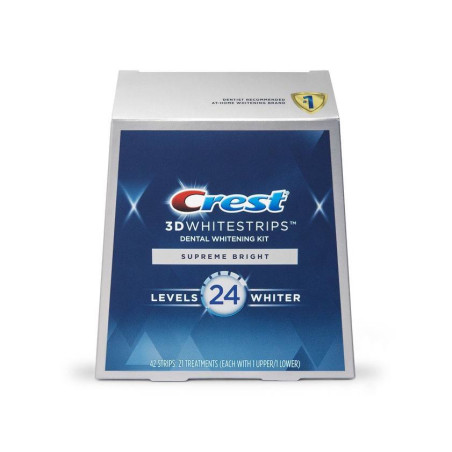 Crest 3D Whitestrips Dental Whitening Kit 24 Strips — американські технології, домашнє відбілювання, красива усмішка, фото 6 —