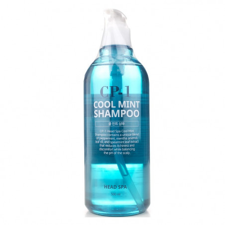 Освіжаючий шампунь CP-1 Cool Mint Shampoo 500ml — інтенсивне очищення, охолоджуючий ефект з ментолом, усуває жирність, стимулює
