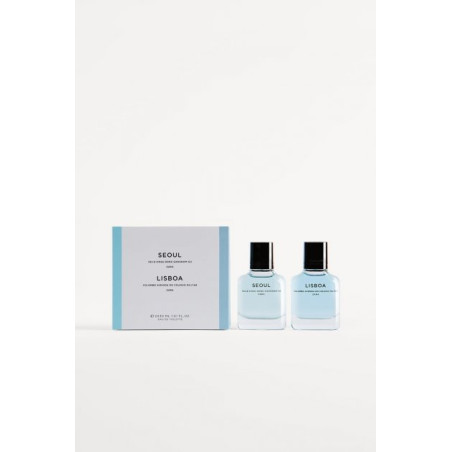 ZARA SEOUL 532-8 + LISBOA 100 ml*2 — чоловічі парфуми з деревно-кедровими нотами, свіжий та інтенсивний аромат, ідеальний для