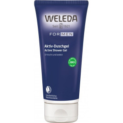 Чоловічий гель для душу Weleda Gel Douche Energisant Homme 200 ml — енергізуючий ефект, свіжий аромат, для нормальної шкіри —