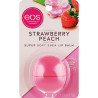 Бальзам для губ EOS Super Soft Shea Lip Balm Strawberry Peach — з маслом ши, солодкий аромат, інтенсивне зволоження — упаковка