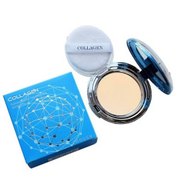 Зволожувальна компактна пудра Enough Collagen Premium Hydro Two Way Cake SPF50+ PA++N23 12g — висока захист від сонця,