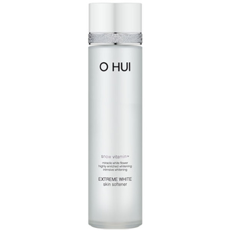 O HUI Extreme White Skin softener 150ml — інноваційний освітлюючий софтенер преміум класу, екстракт снігового лотоса, рівний