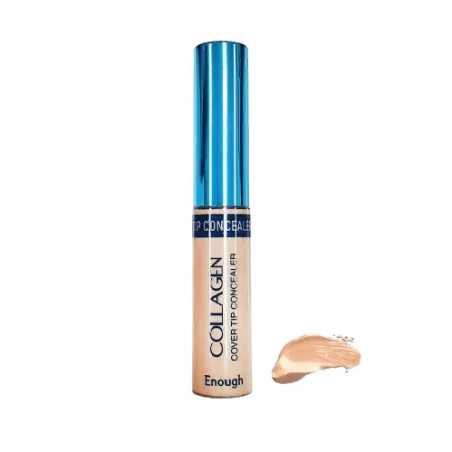Enough Collagen Cover Tip Concealer 01 5g — колагеновий консилер, маскування недосконалостей, гіалуронова кислота, підвищення