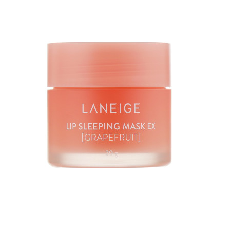 LANEIGE Lip Sleeping Mask 8g Grapefruit — нічна маска для губ, гіалуронова кислота, ягідні екстракти, масло ши, усунення