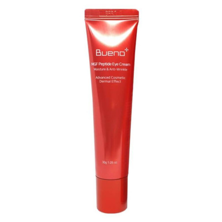Омолоджуючий крем для зони навколо очей з пептидним комплексом Bueno MGF Peptide Eye Cream 30ml — розгладжування зморшок,