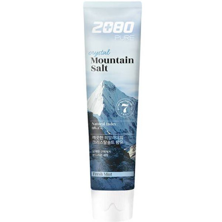 Dental Clinic 2080 Pure Crystal Mountain Salt Toothpaste 120g — зубна паста з гімалайською сіллю, профілактика карієсу, 96,1%