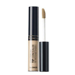Рідкий консилер The Saem Cover Perfection Tip Concealer #1 Clear Beige 6,5g — ідеальне маскування недоліків шкіри, легка