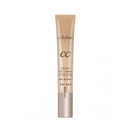 Зволожуючий СС крем AIRFRAIS ESSENTIAL CC CREAM 40 мл — вирівнює тон шкіри, SPF 30+ PA++, легка текстура, не забиває пори,