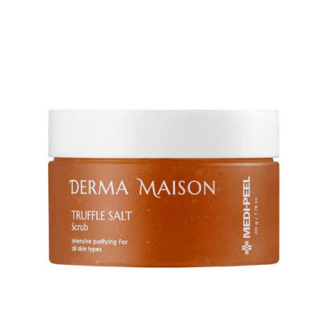 Відновлювальний гомаж Medi-Peel Derma Maison Truffle Salt Scrub 220g — з трюфельною сіллю та олією бергамоту, очищення та
