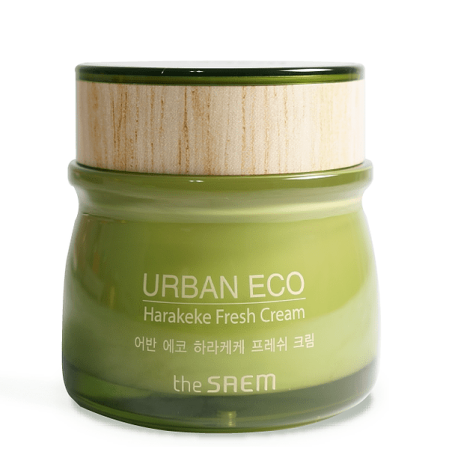 Крем The Saem Urban Eco Harakeke Fresh Cream 60ml — для чутливої шкіри, зволоження, відновлення, новозеландський льон,