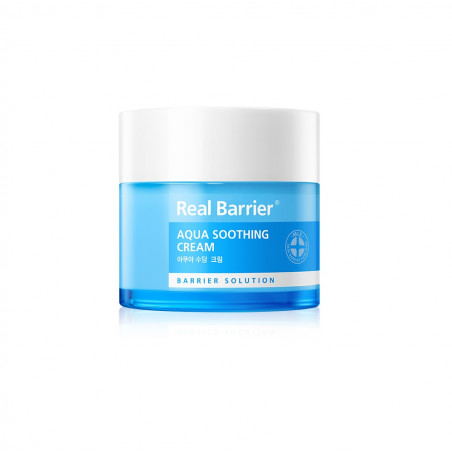 Крем зволожувальний глибокий Real Barrier Aqua Soothing Cream 50 мл — інтенсивне зволоження, підтримка здоров'я епідермісу, для