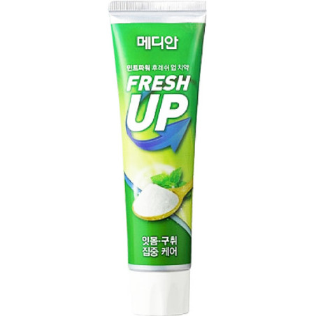 Зубна паста Amore Pacific Median Mint Power Fresh Up 120 г — відбілювальний ефект, з содою, ромашкою та шавлією — вигляд товару