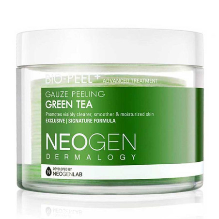 Пілінгові диски Neogen Dermalogy Green Tea PHA 30 шт — з зеленим чаєм, гіалуроном, кислоти для відлущування — вигляд товару