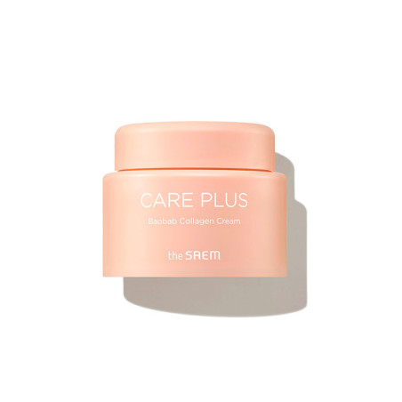 Крем для обличчя The Saem Care Plus Baobab Collagen Cream 100 мл — колаген та баобаб, зволоження та омолодження — вигляд товару