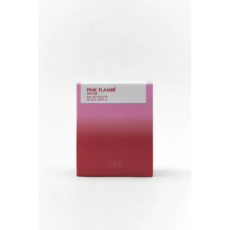 ZARA Pink Flambe Winter 90ml — жіночий парфум з квітково-фруктовим букетом, для холодної пори року, вигляд товару