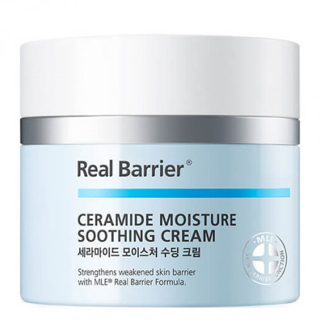 Ламелярний зволожувальний крем для шкіри обличчя з керамідами Real Barrier Ceramide Moisture Soothing Cream 50ml — відновлення