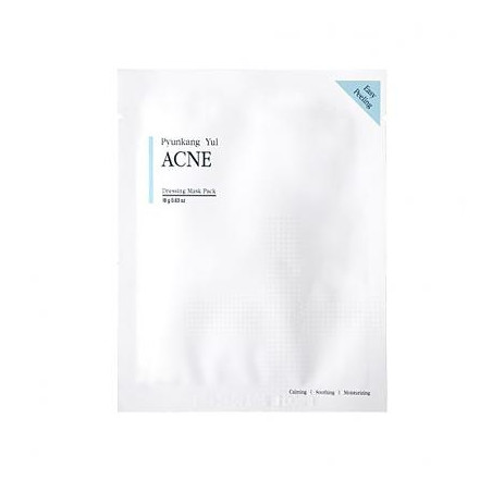 Pyunkang Yul Acne Dressing Mask Pack 18g — маска для шкіри з акне, антисептична та антибактеріальна дія, для догляду за