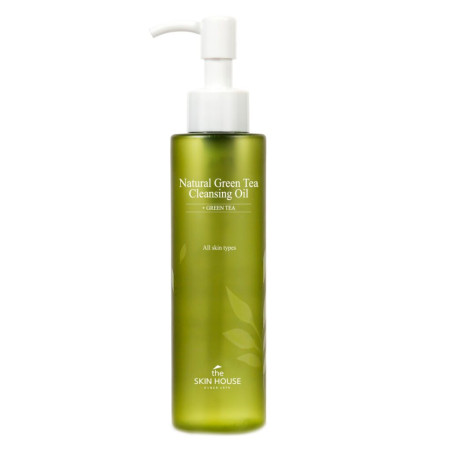 The Skin House Natural Green Tea Cleansing Oil 150 ml — гідрофільне масло для сухої чутливої шкіри, з екстрактом зеленого чаю,