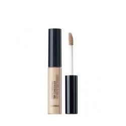 The Saem Cover Perfection Tip Concealer Middle beige 6,5g — рідкий консилер з SPF28/PA++, для маскування недоліків шкіри —