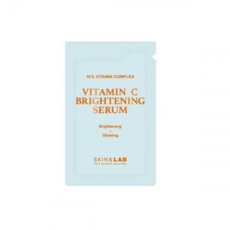 Skin and Lab Vitamin C Brightening Serum 1g — освітлює пігментацію, покращує пружність шкіри, зволожує, для тьмяної шкіри —