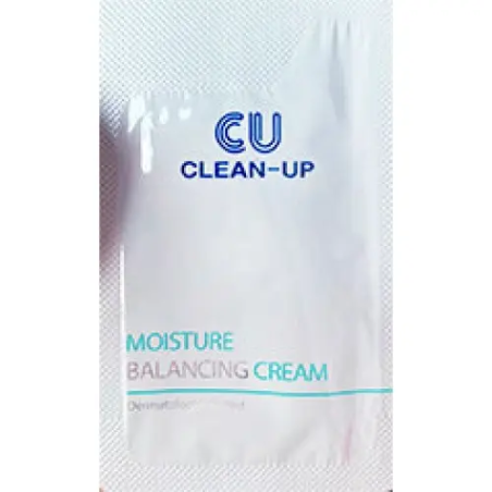 CU SKIN Clean-Up Moisture Balancing 1,5ml — ультразволожувальний крем з комплексом вітаміну U, керамідами, екст. центели —