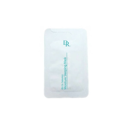 CU SKIN Dr Solution Moisture Sleeping 1,5ml — зволожувальна нічна маска з вітаміном U, екстрактом алое, ніацинамідом — упаковка