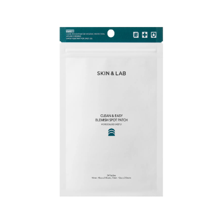 Skin and Lab Clean Easy Blemish Spot Patch 54 шт — точкові патчі від прищів, запобігання бактеріальним інфекціям — упаковка