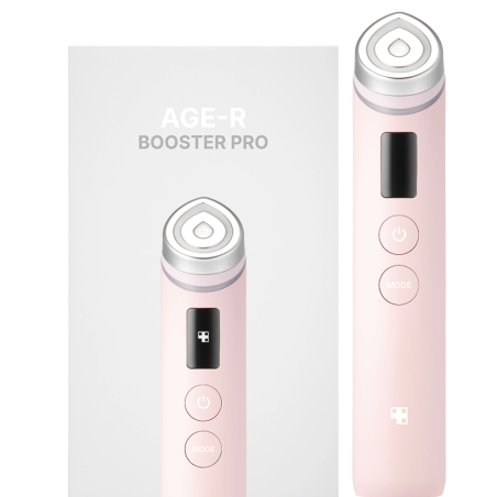 Пристрій для догляду за шкірою Medicube AGE-R Booster Pro рожевий, 6 в 1, електропорація, мікроструми, світлотерапія, чорний,