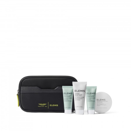 Тревел набір для Нього Aston Martin x ELEMIS AMF1 Discovery Skincare Collection For Him, з Dynamic Resurfacing Facial Wash,
