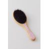 Овальна щітка для волосся EMI JAY Flat Brush in Pink Chantilly — рожевий відтінок, розміри 23х8х1,5 см, США — деталі