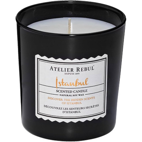 Atelier Rebul Istanbul Scented Candle 210g — бергамот, кориця, шафран, гвоздика, троянда, амбра — текстура